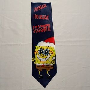 SpongeBob Christmas tie